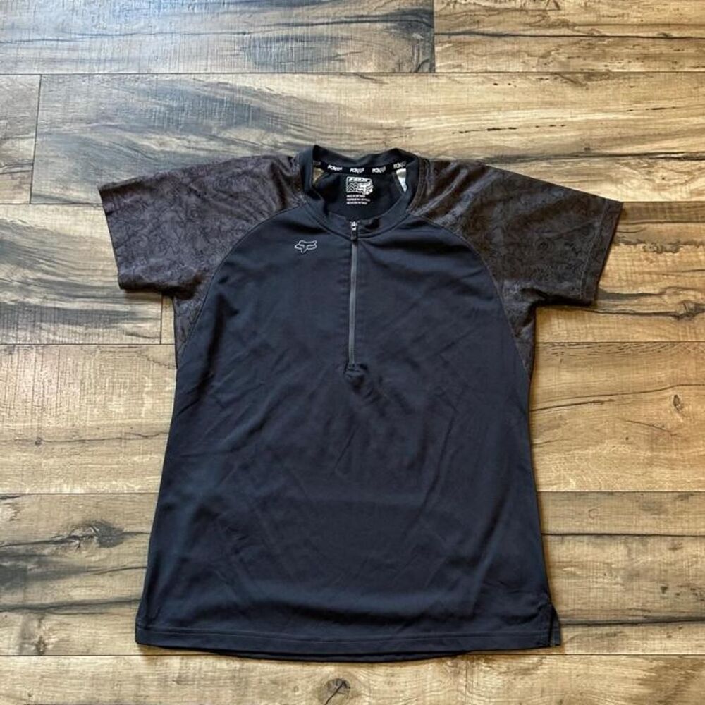Fox-racing Women's Black and Grey Jersey